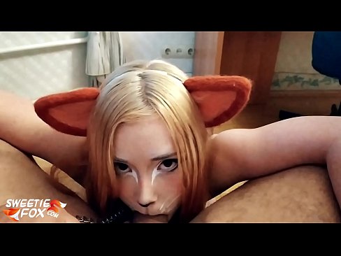 ❤️ ʻAle ʻo Kitsune i ka ʻāʻī a me ka cum i loko o kona waha Sluts ia makou